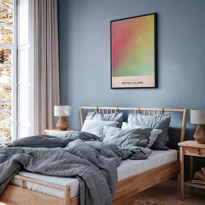 Leinwandbild - Cherry Breeze - Pastel Gradient in Delicate Retro Colors