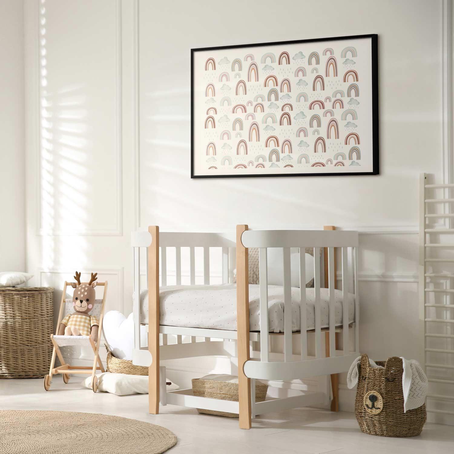 poster - rainbow After the Rain in nursery room decor