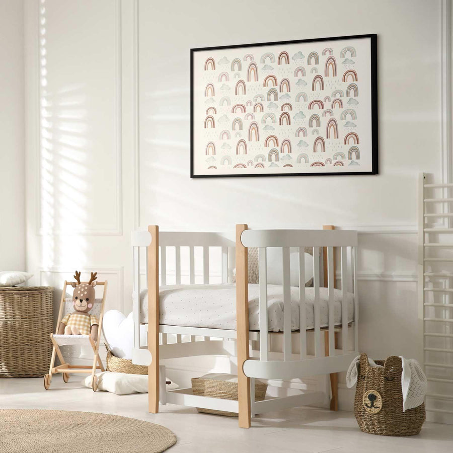 poster - rainbow After the Rain in nursery room decor