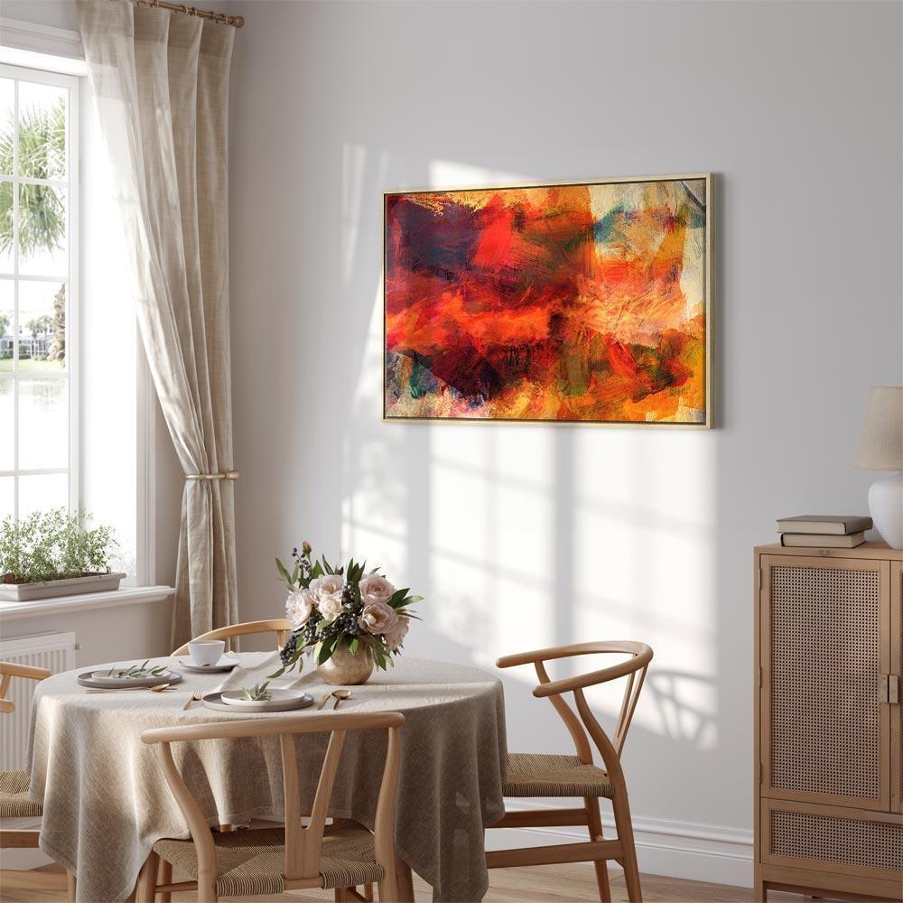 Leinwandbild - Explosion of Wild Colors (1 Part) Wide