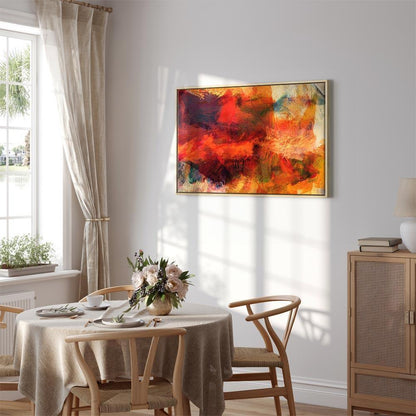 Leinwandbild - Explosion of Wild Colors (1 Part) Wide