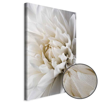 Leinwandbild - White Dahlia