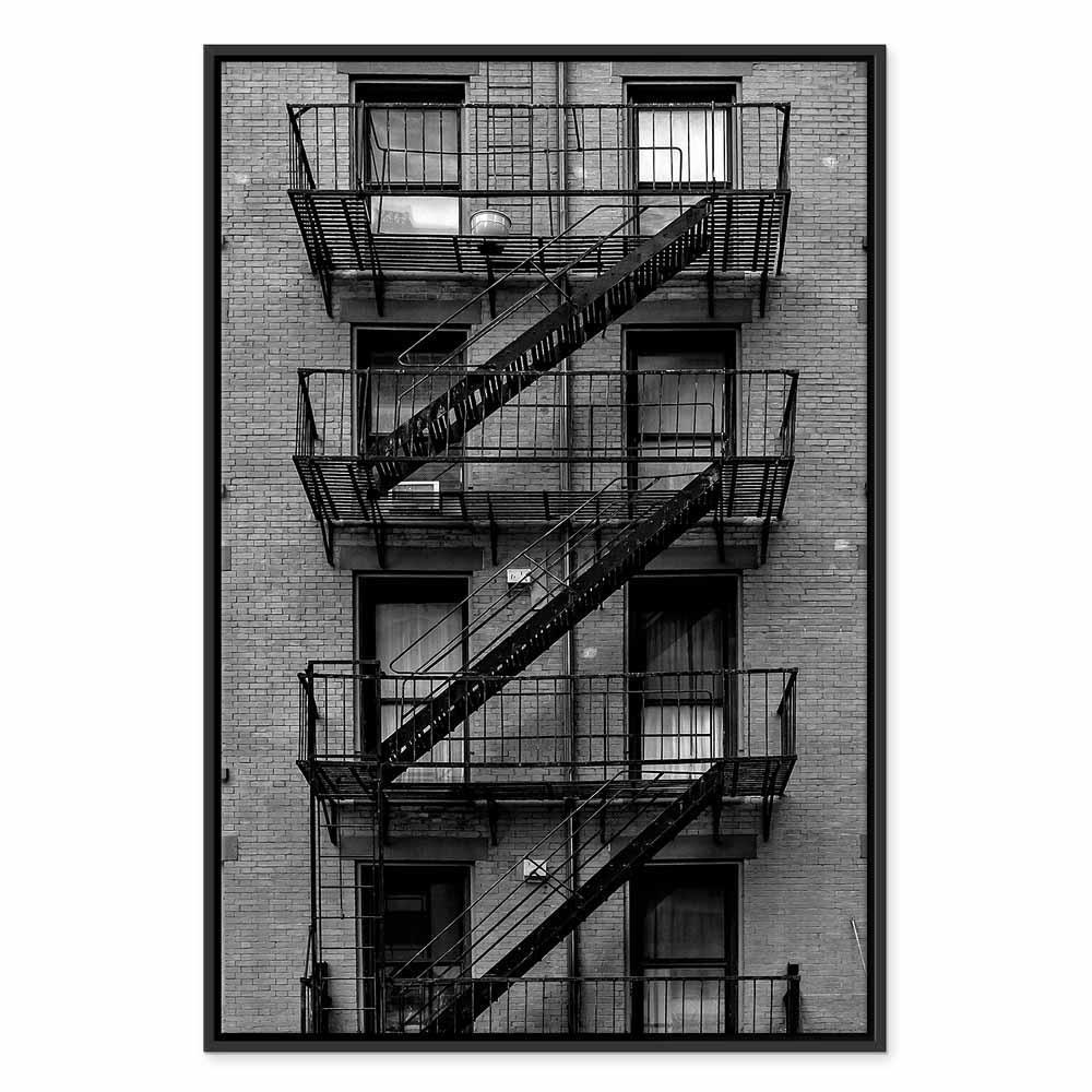 Leinwandbild - Emergency Exit (1 Part) Vertical