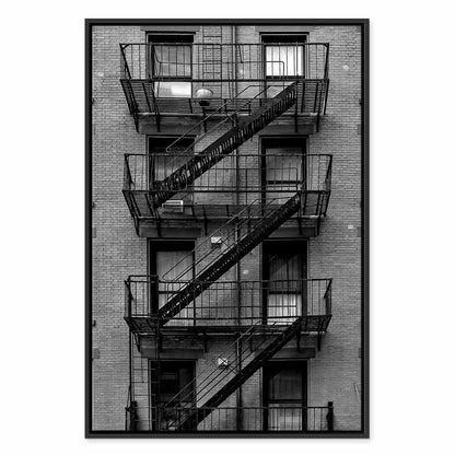 Leinwandbild - Emergency Exit (1 Part) Vertical