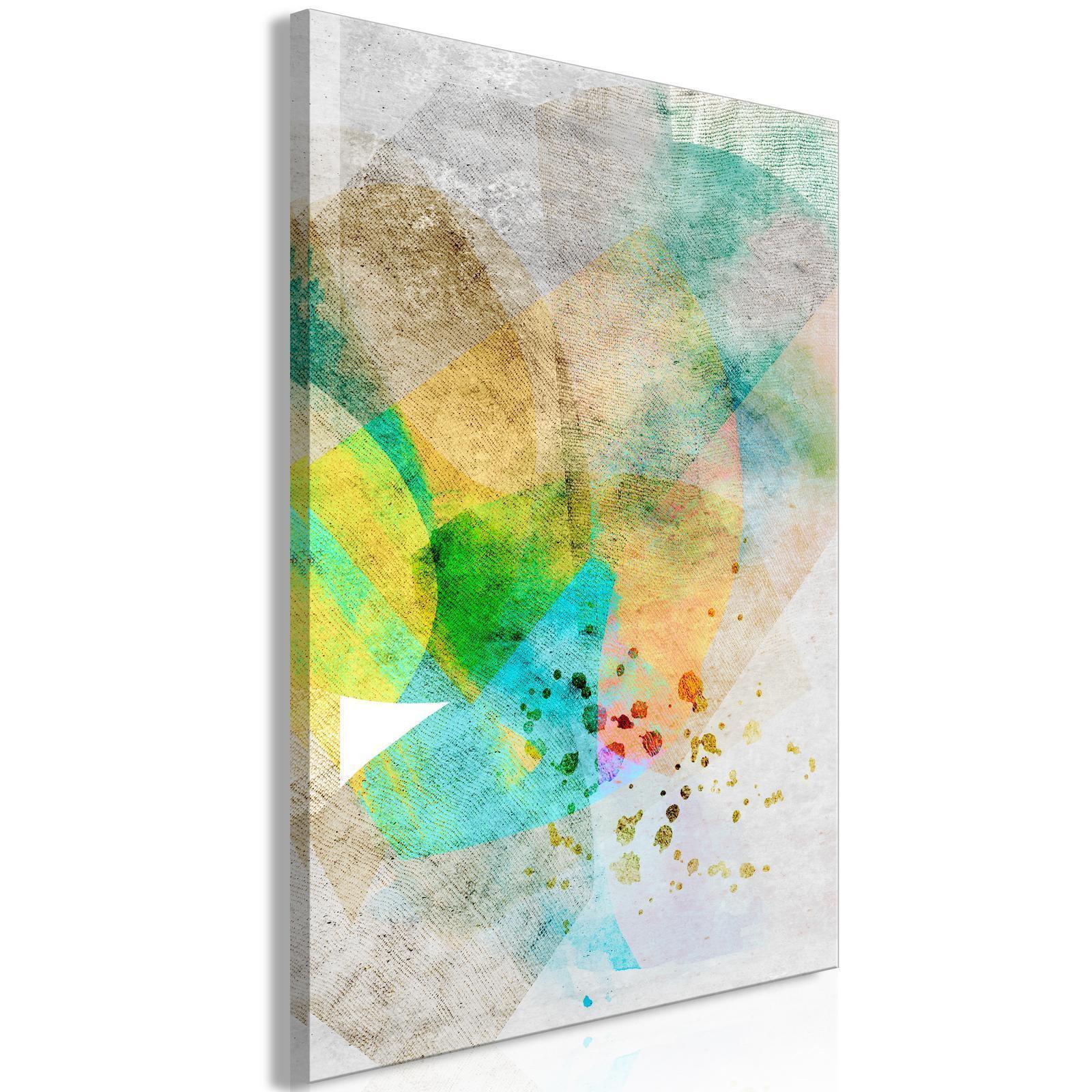 Leinwandbild - Butterfly and Dreams (1 Part) Vertical Artgeist