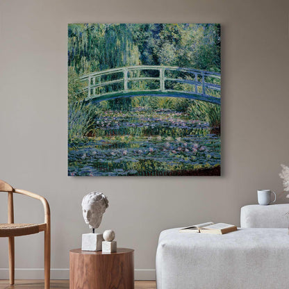 Leinwandbild - Claude Monet – Footbridge in Giverny