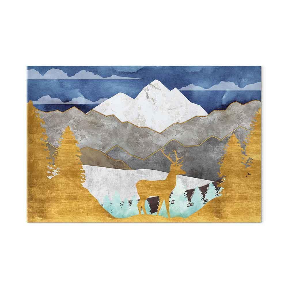 Leinwandbild - Golden Land (1 Part) Wide