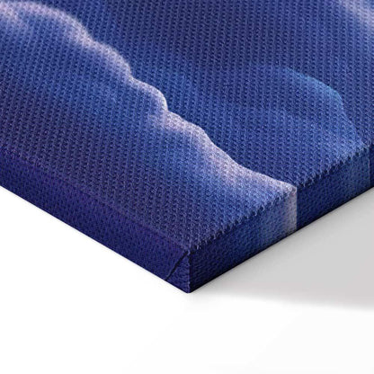 Leinwandbild - Night Concert in the Mountains: Clouds Illuminated by the Last Rays of the Sun