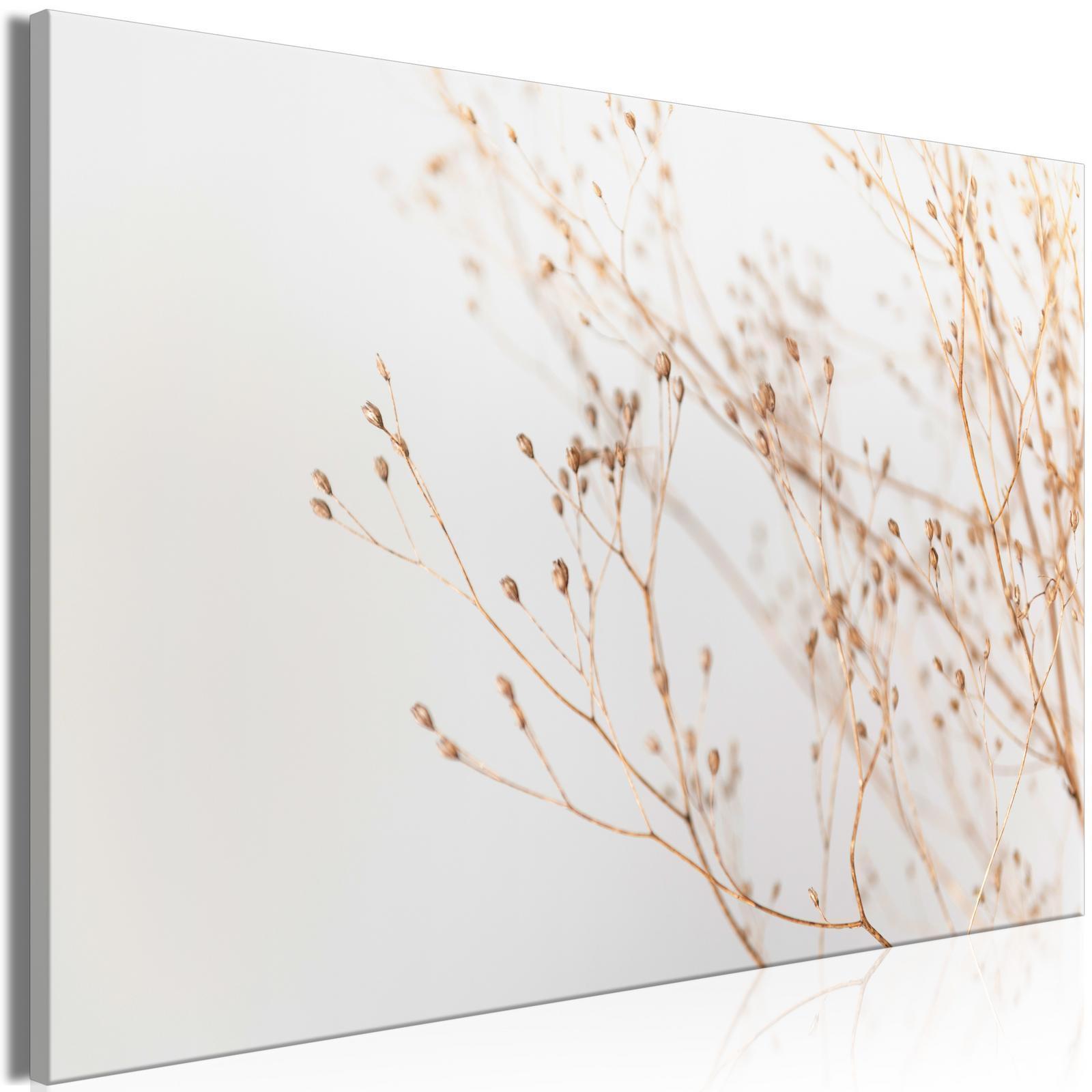 Leinwandbild - Minimalist Twig (1 Part) Wide Artgeist