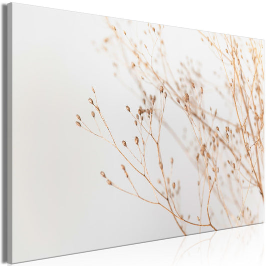Leinwandbild - Minimalist Twig (1 Part) Wide Artgeist