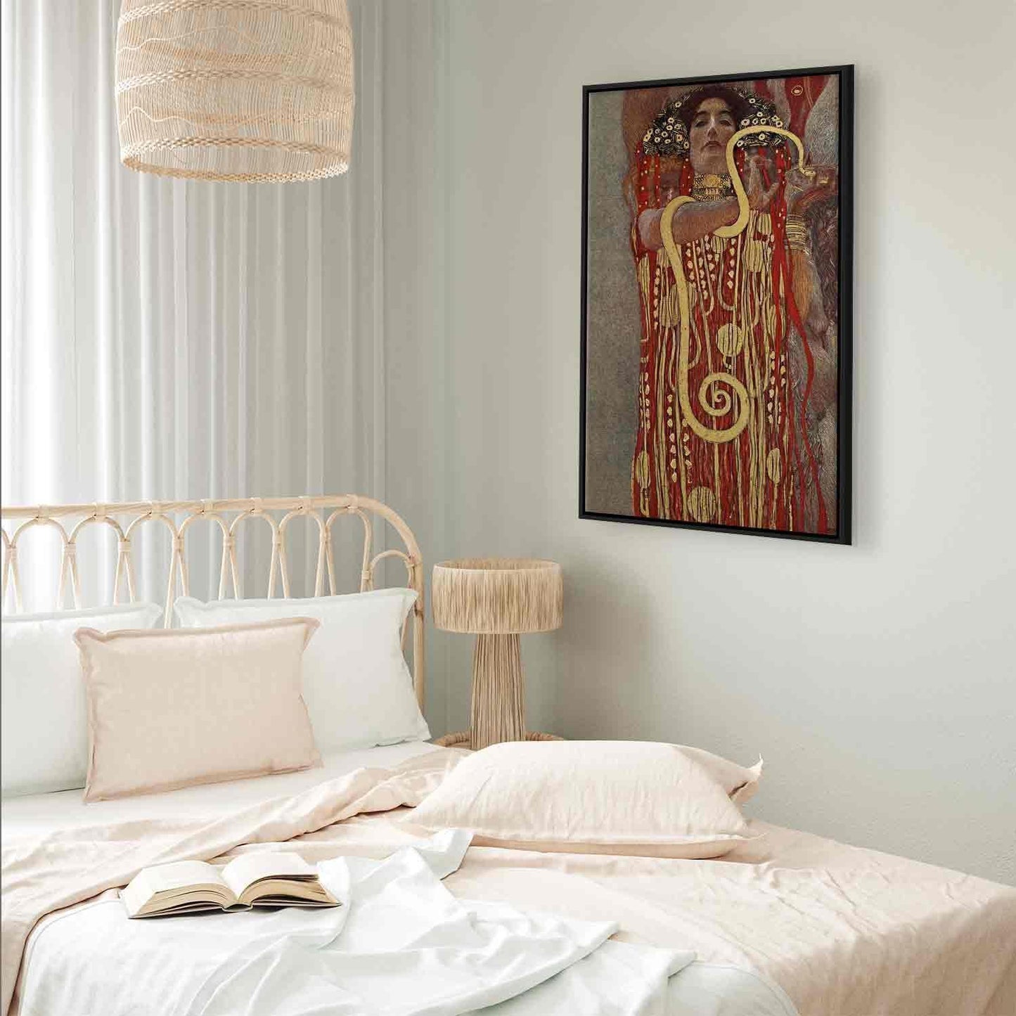 Leinwandbild - Gustav Klimt – Medicine (Hygiea)