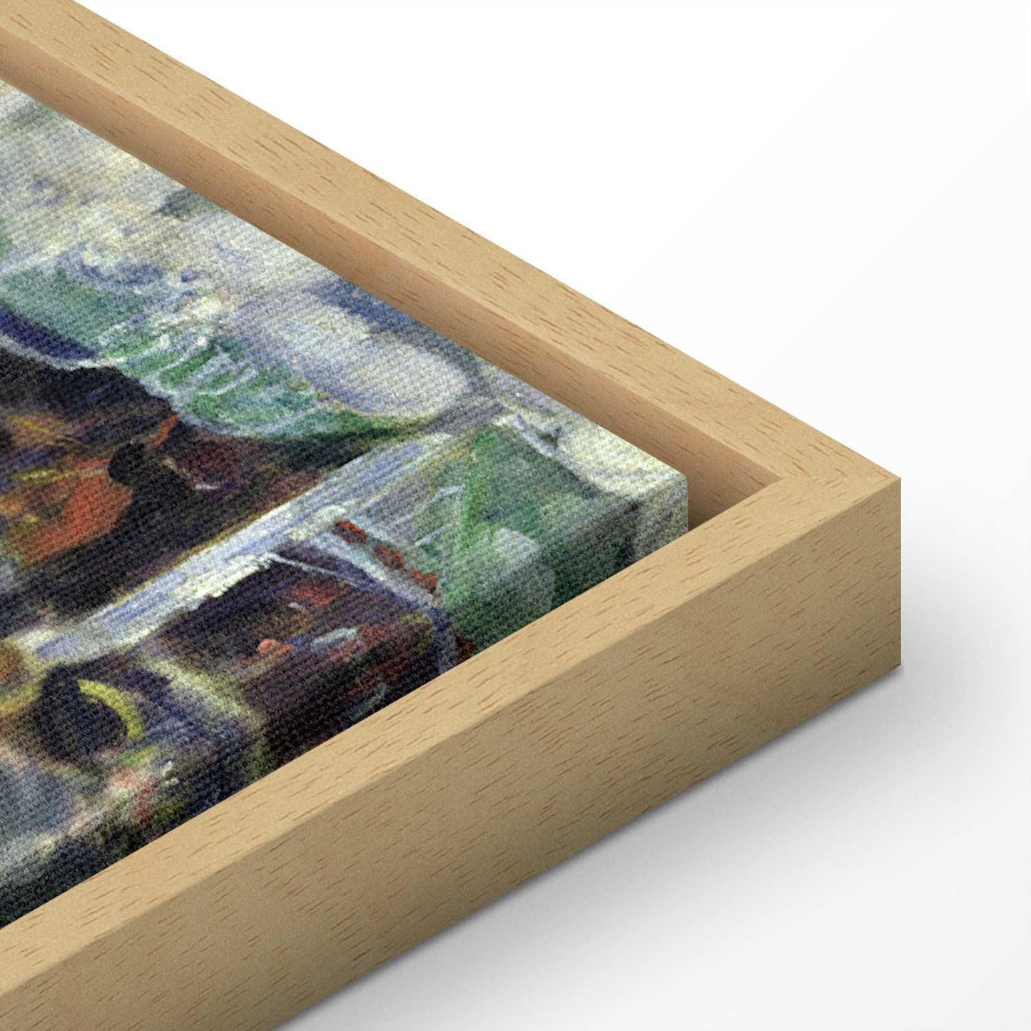 Leinwandbild - Pierre-Auguste Renoir – Le Moulin de la Galette, detail of the dancers