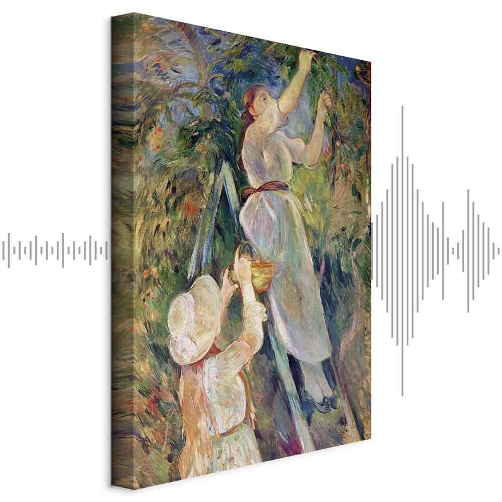 Leinwandbild - Berthe Morisot – The Cherry Picker