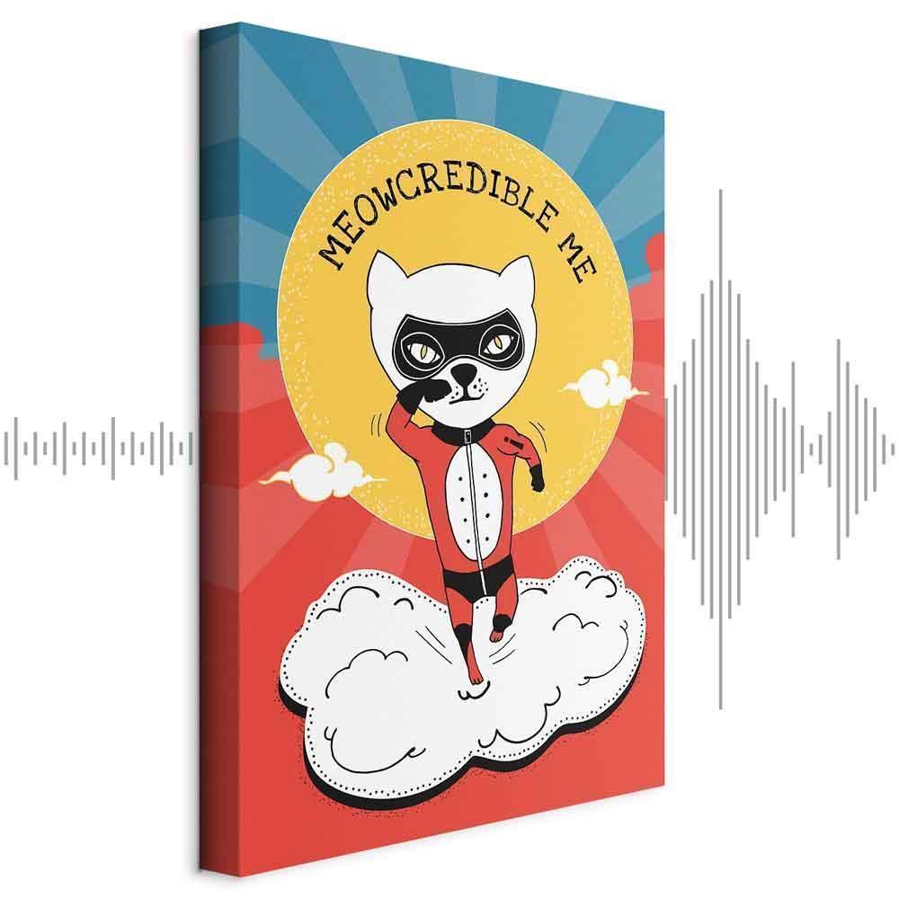 Leinwandbild - Dear Cat (1 Part) Vertical