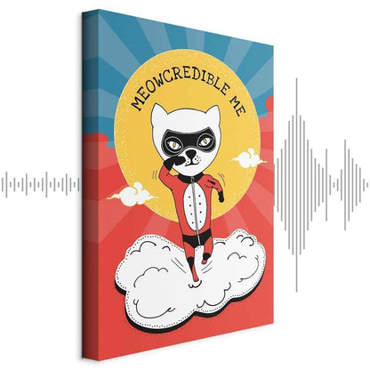 Leinwandbild - Dear Cat (1 Part) Vertical