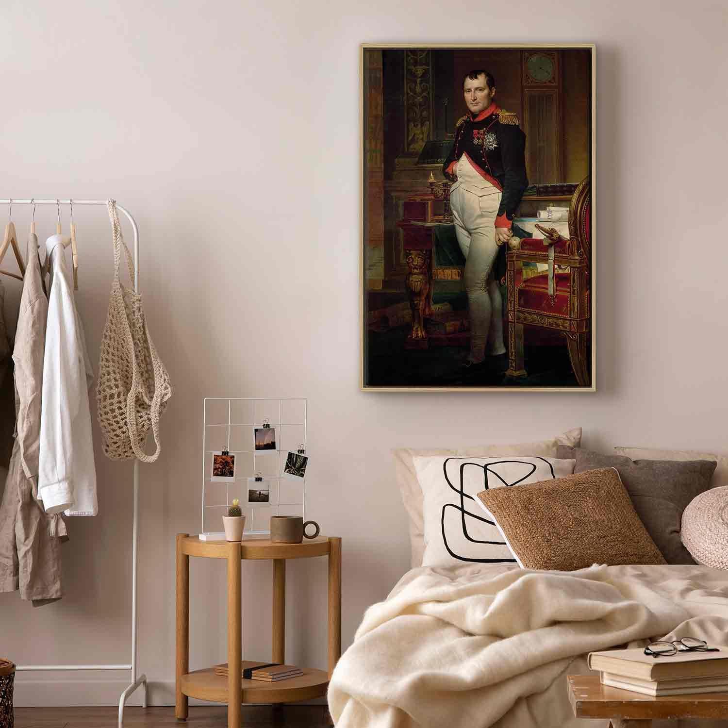 Leinwandbild - Napoleon Bonaparte (Jacques-Louis David) Artgeist