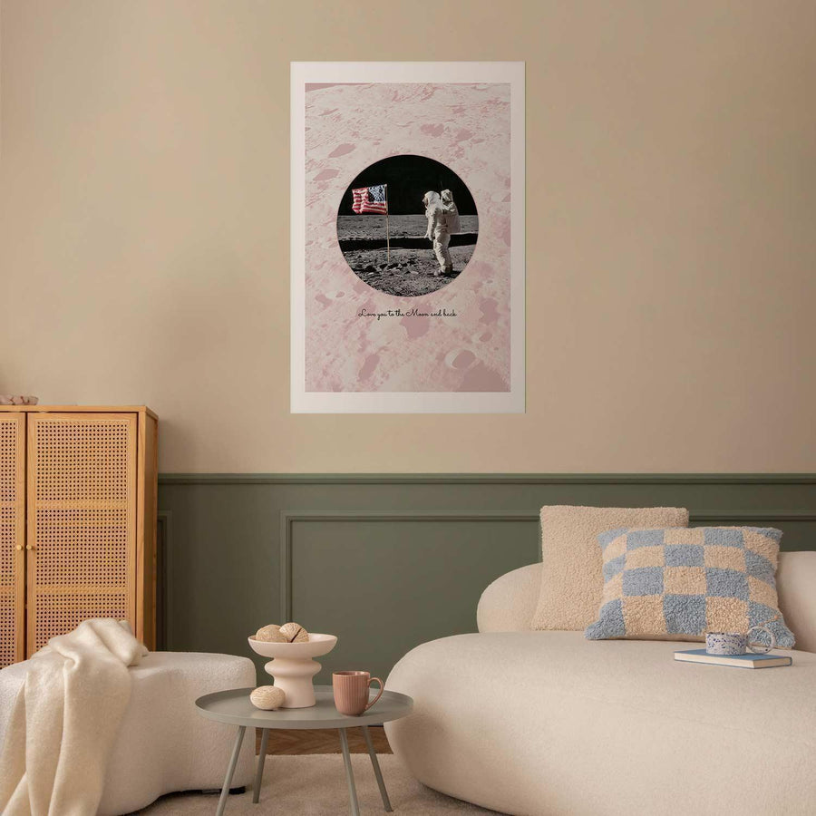 Poster - Love You to the Moon and Back Artgeist