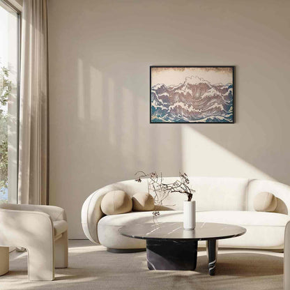 Leinwandbild - Giant waves