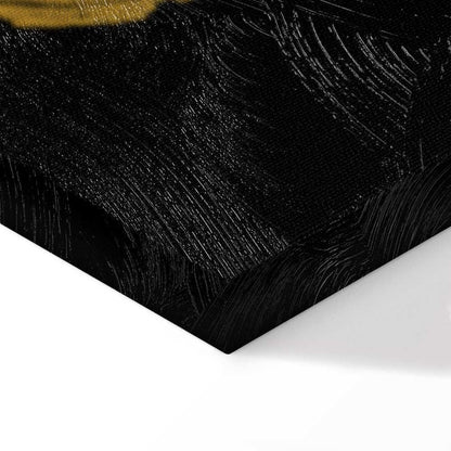 Leinwandbild - Golden Knots (1 Part) Vertical