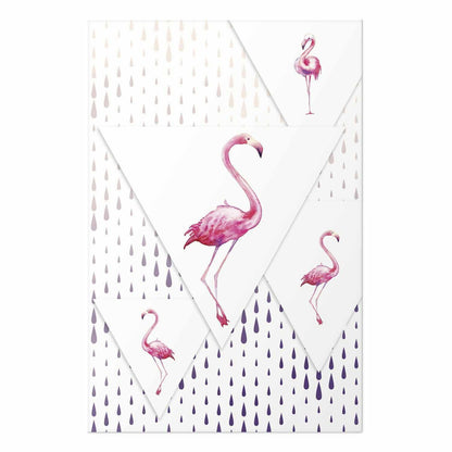 Poster - Flamingo Family