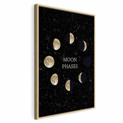 Leinwandbild - Lunar Cycle (1 Part) Vertical