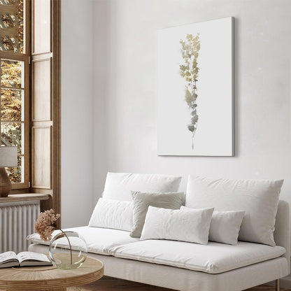 Leinwandbild - Golden Branch (1 Part) Vertical