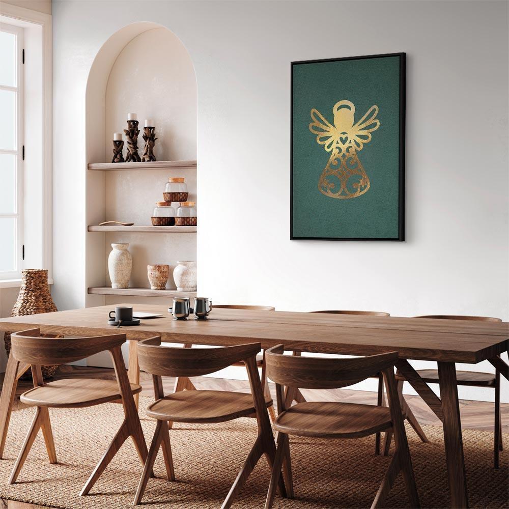 Leinwandbild - Angelic Christmas (1 Part) Vertical