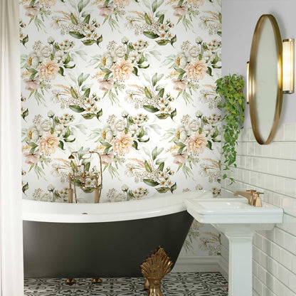 Tapete - Flowers in the Clouds