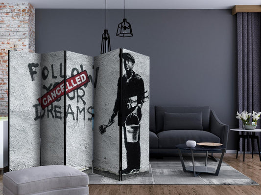 Paravent - Dreams Cancelled (Banksy) II Artgeist