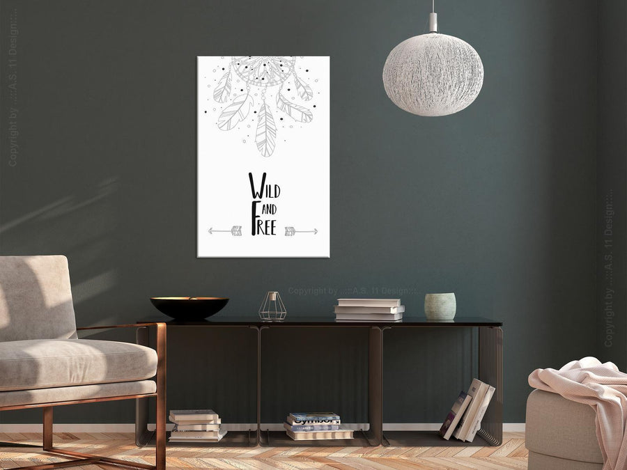 wandbild - Wild and Free