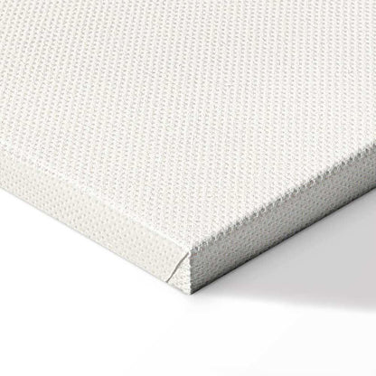 Leinwandbild - Badminton Shuttlecock on an Orange Circle Background