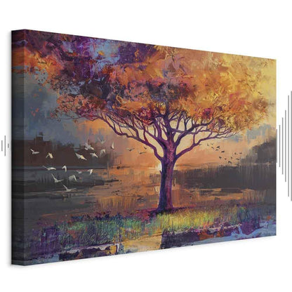 Leinwandbild - Autumn Sketches (1 Part) Wide