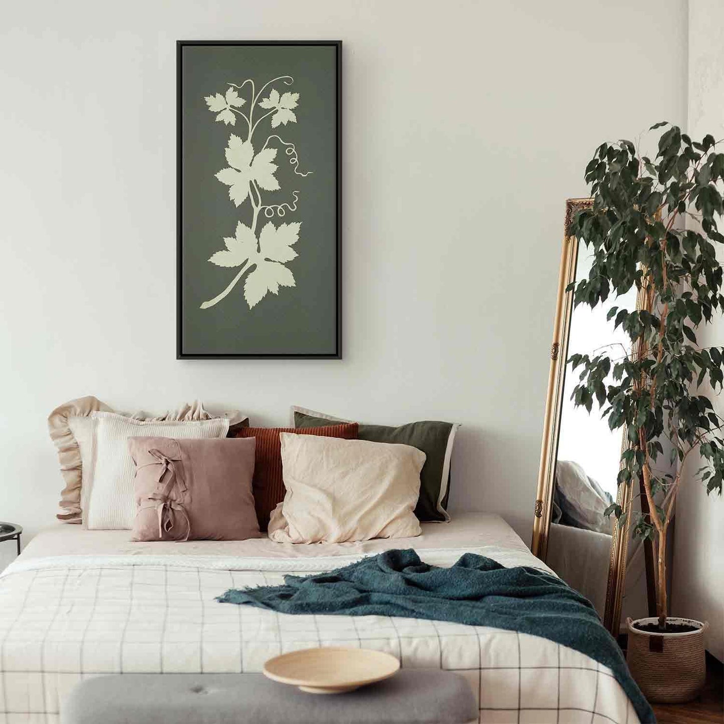 Leinwandbild - Philipp Otto Runge – Hop plant