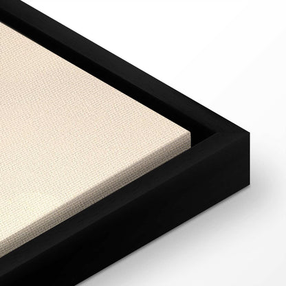 Leinwandbild - Landscape with Trees in Illustrative Style Fairy-Tale Blue Forest