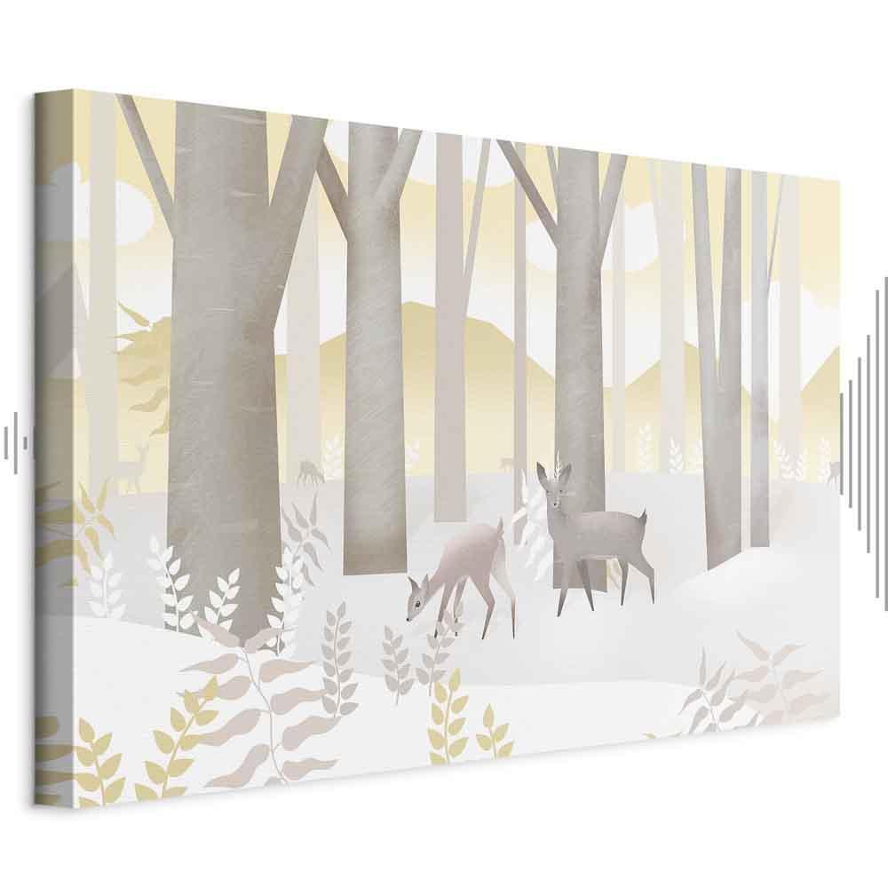 Leinwandbild - Fairy-Tale Forest (1 Part) Vertical - Third Variant