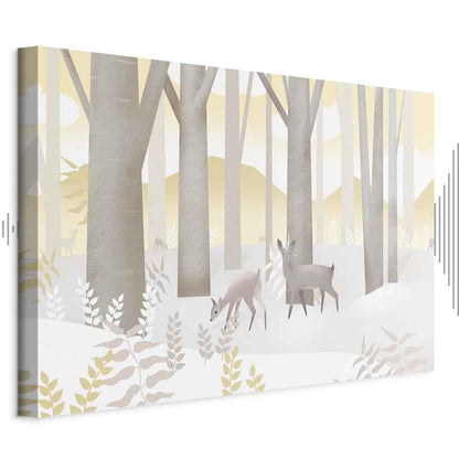 Leinwandbild - Fairy-Tale Forest (1 Part) Vertical - Third Variant