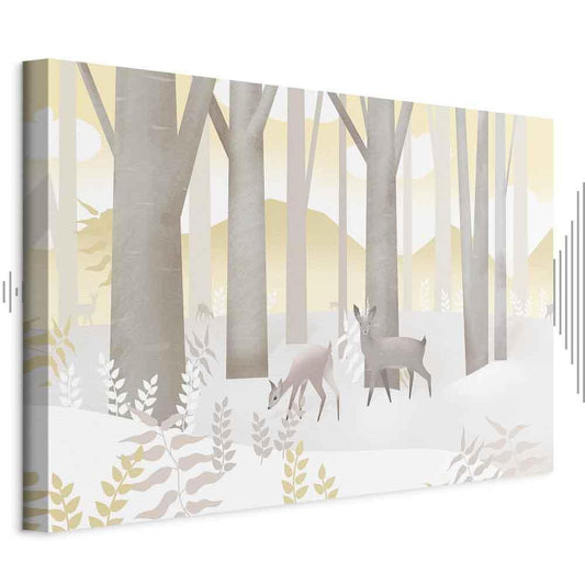 Leinwandbild - Fairy-Tale Forest (1 Part) Vertical - Third Variant