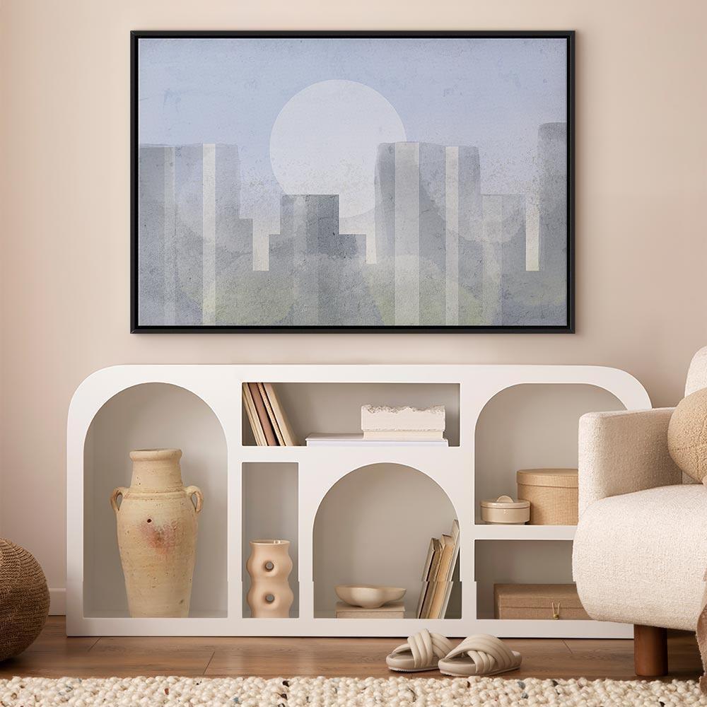 Leinwandbild - Modern City (1 Part) Wide - First Variant