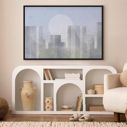 Leinwandbild - Modern City (1 Part) Wide - First Variant