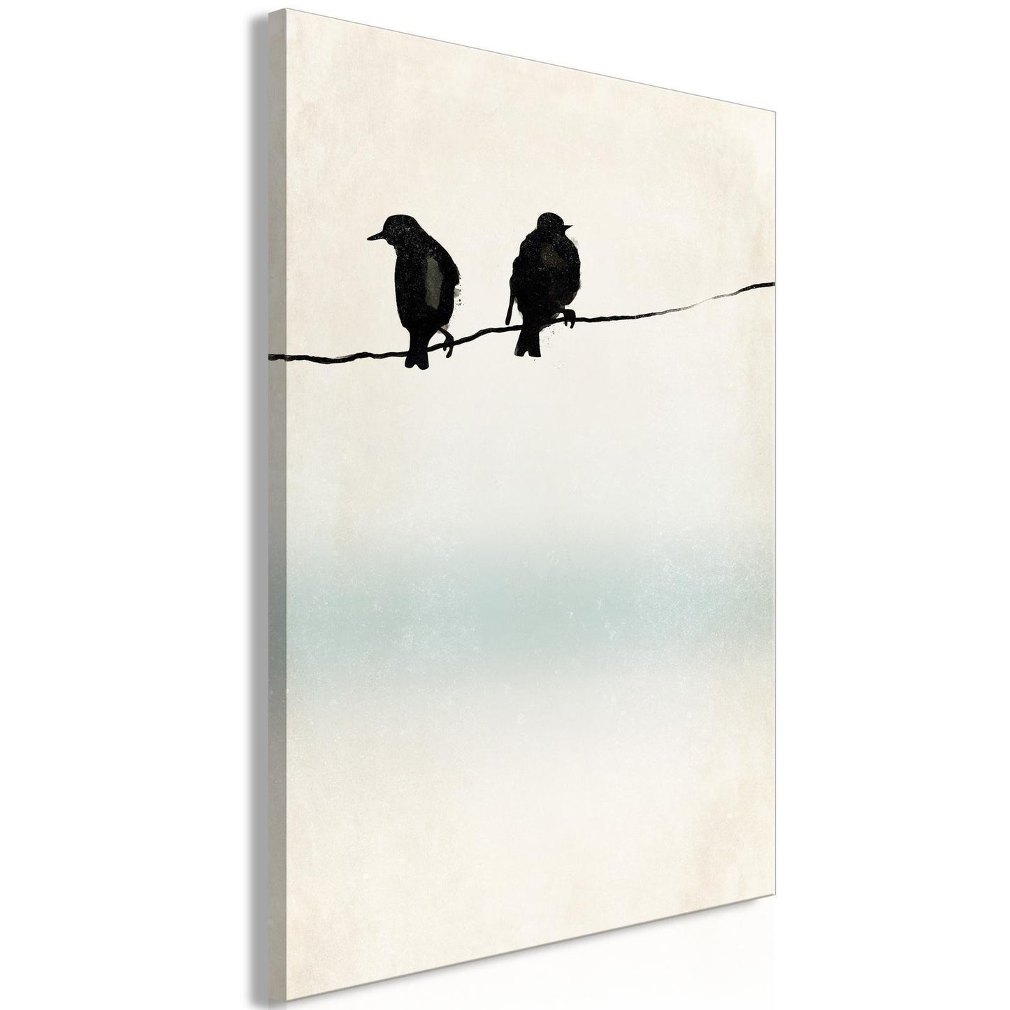 wandbild - Frozen Sparrows
