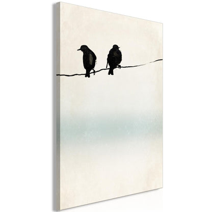 wandbild - Frozen Sparrows