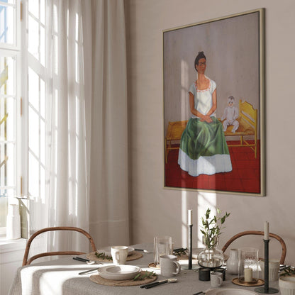 Leinwandbild - Frida Kahlo – Me and My Doll