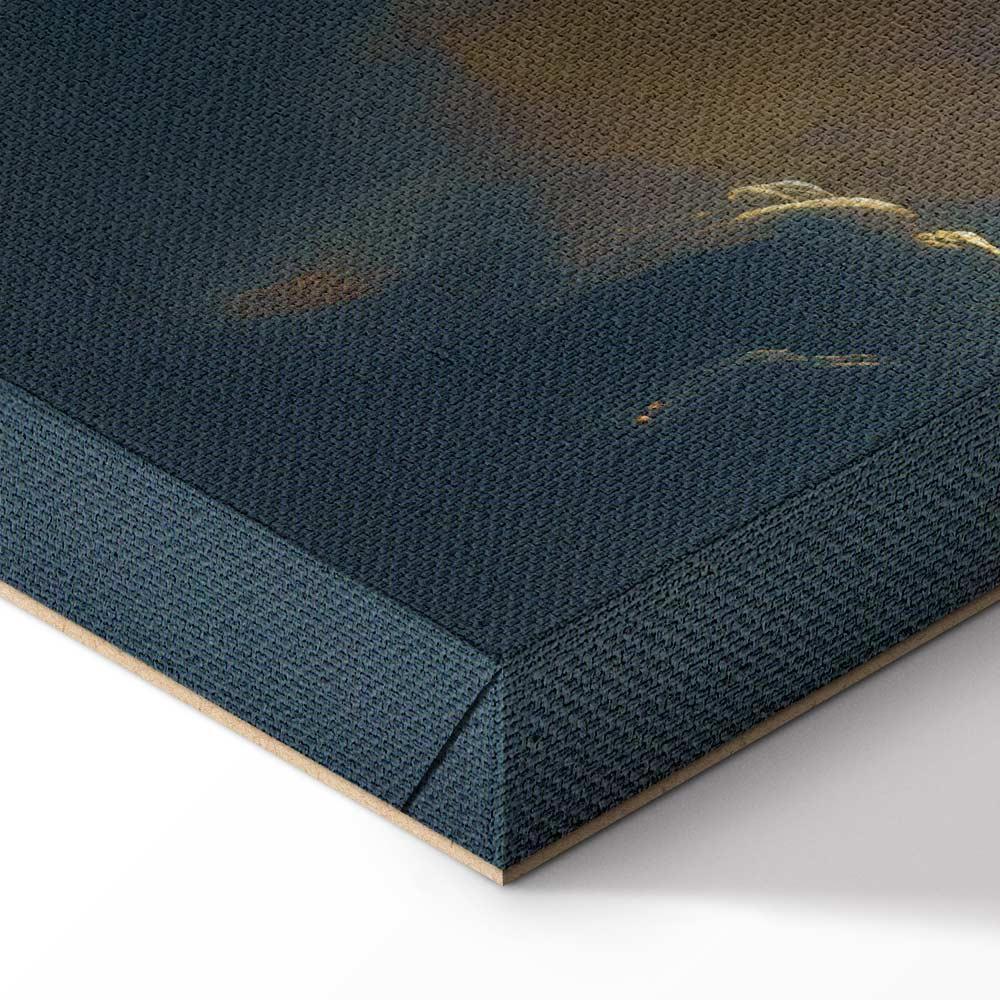 Leinwandbild - Sun and Shadows: A Theatrical Display of Nature High Above the Earth