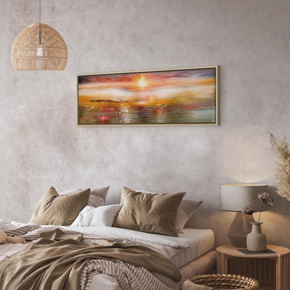 Leinwandbild - Orange Sea