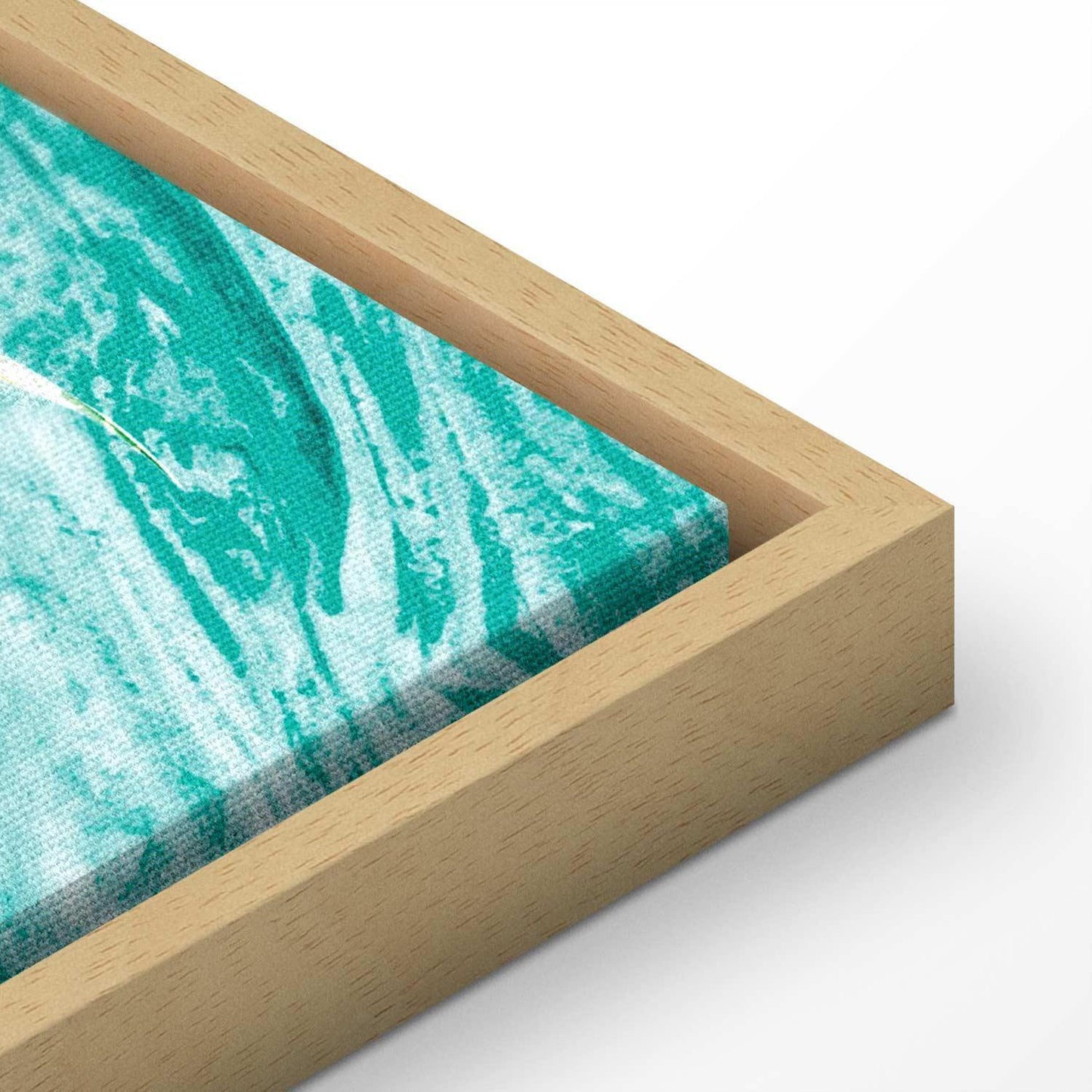 Leinwandbild - Fish and waves