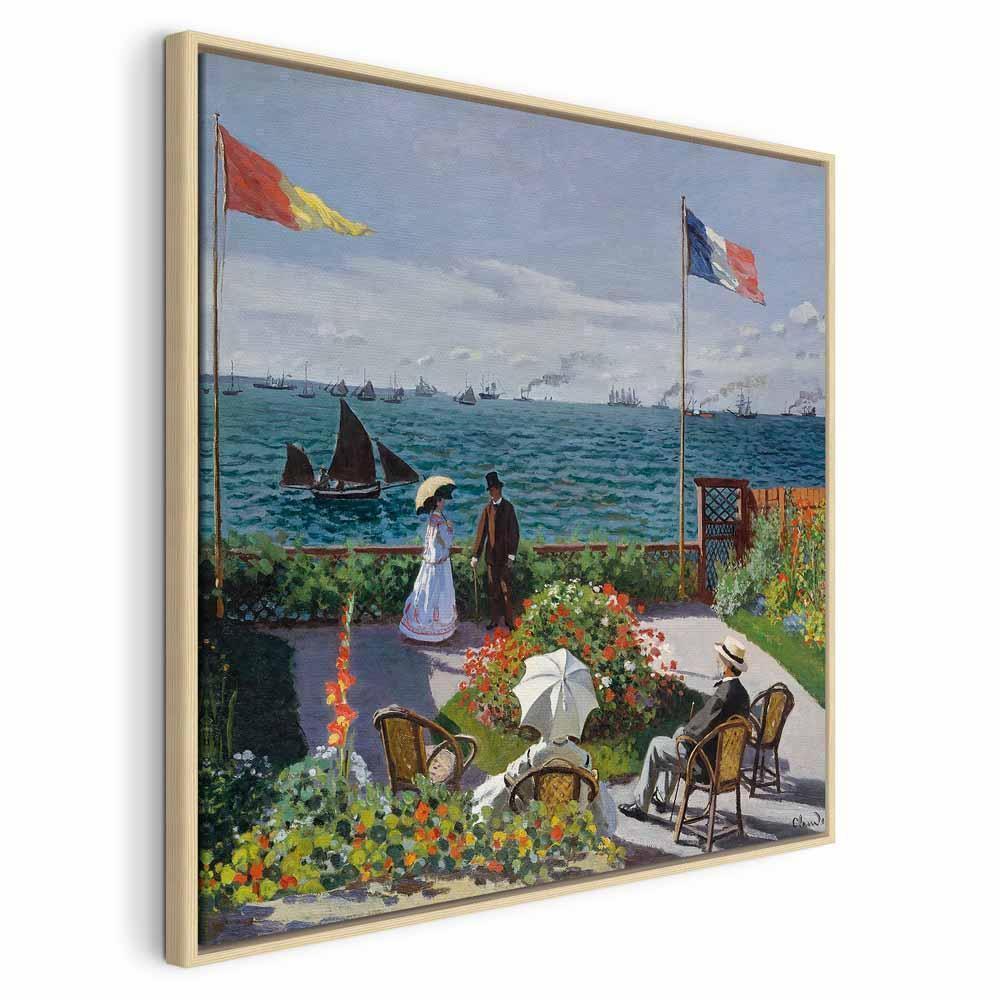 Leinwandbild - Claude Monet – Terrace at Sainte-Adresse