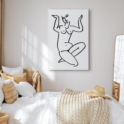 Leinwandbild - Uncertain Encouragement (1 Part) Vertical