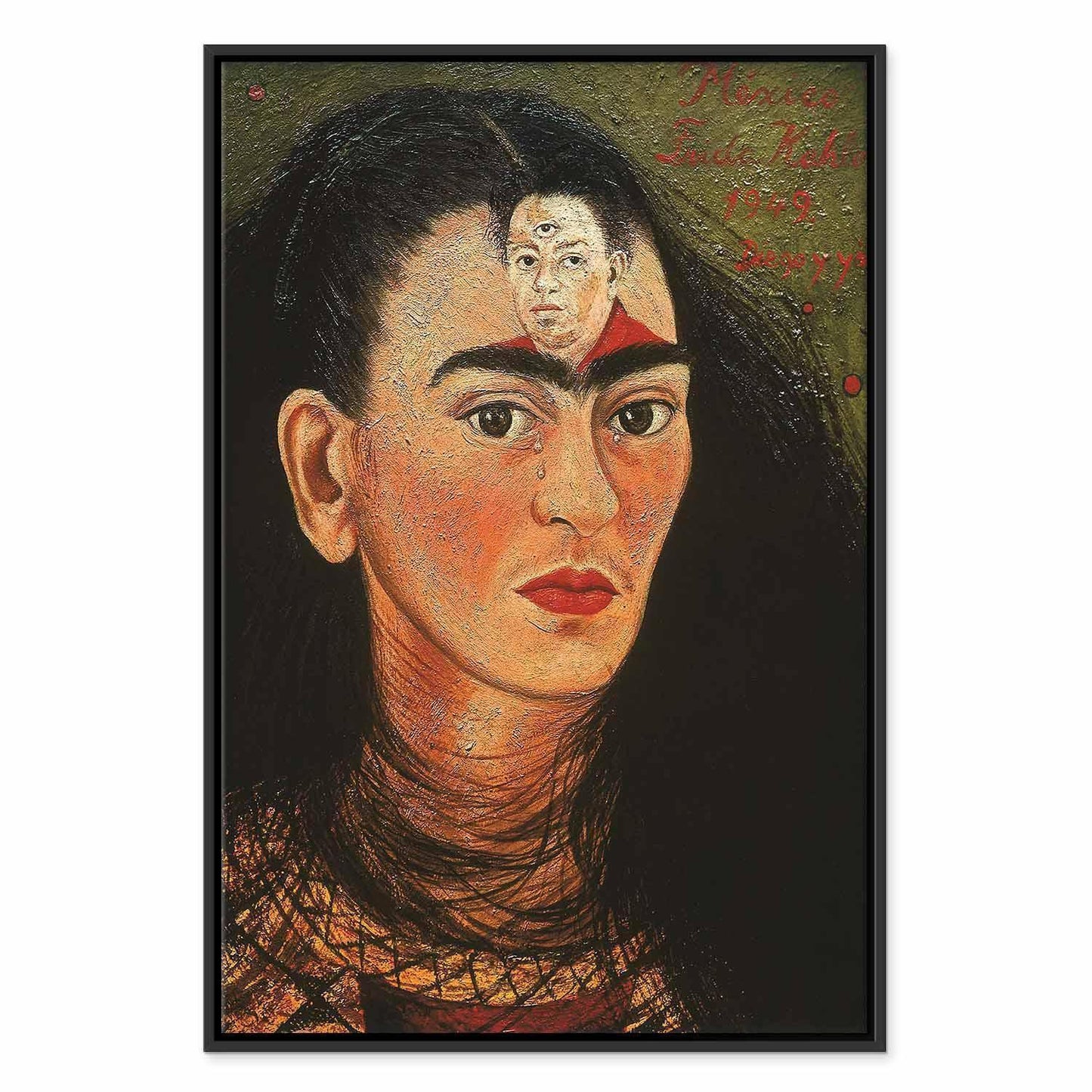 Leinwandbild - Frida Kahlo – Diego and I
