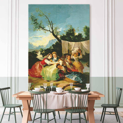 Wandbild XXL - Francisco Goya – The Washerwomen