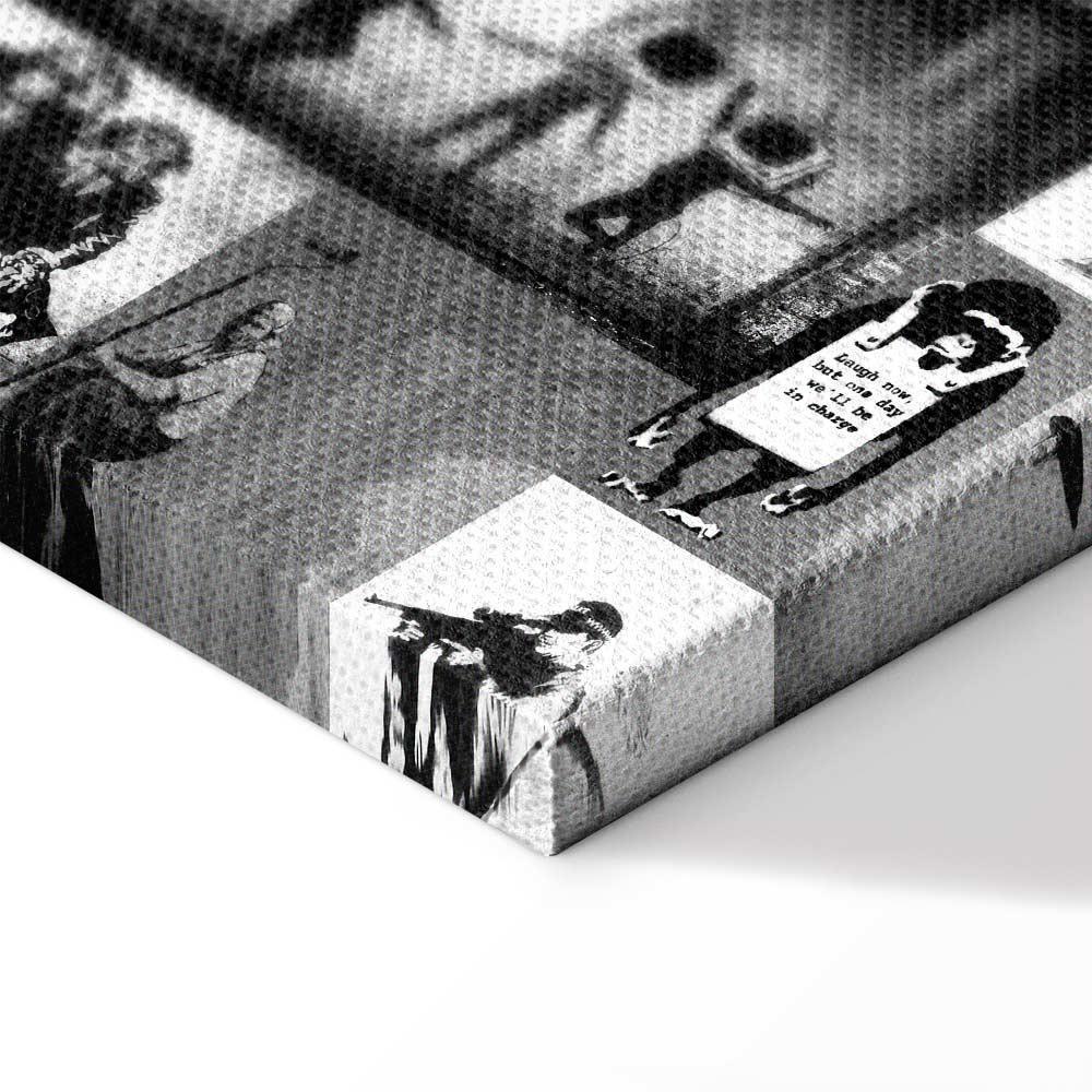 Leinwandbild - Street Art: Banksy